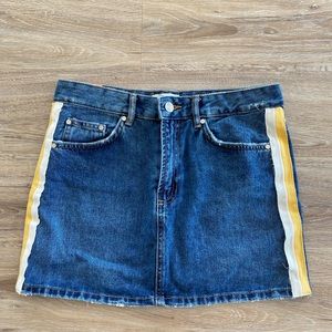 Zara TRF Jean Skirt